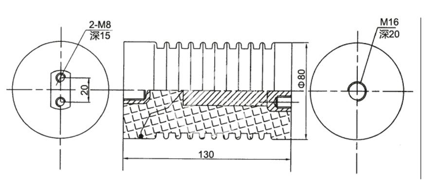 085_帶電顯示絕緣子 CGQ7-10_2_第26頁_XGN68-12型高壓真空開關(guān)柜配套件.jpg
